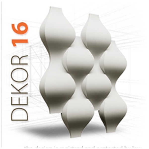 Loft System DEKOR 16 - Panel gipsowy 3D