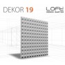 Loft System DEKOR 19 - Panel gipsowy 3D