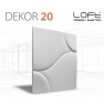 Loft System DEKOR 20 - Panel gipsowy 3D