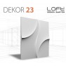 Loft System DEKOR 23 - Panel gipsowy 3D