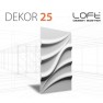 Loft System DEKOR 25 - Panel gipsowy 3D