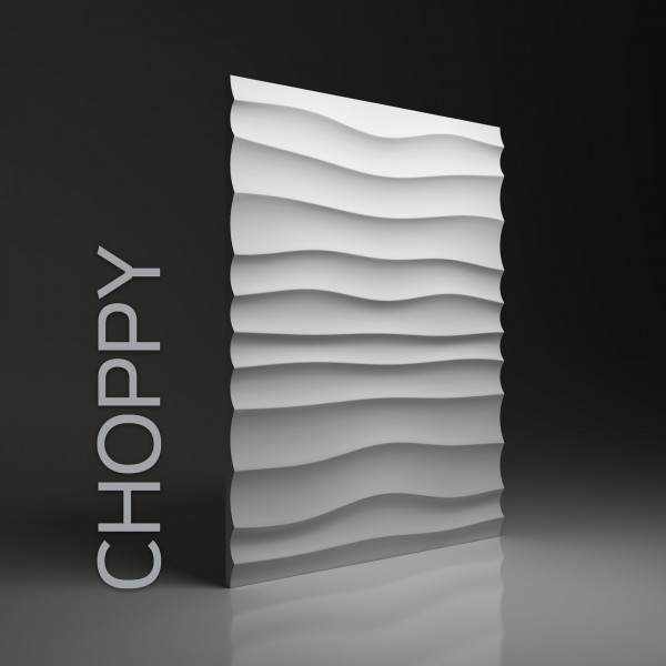 Dunes 01 CHOPPY - Panel gipsowy 3D 