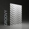 Dunes 02 GROVY - Panel gipsowy 3D 