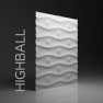 Dunes 03 HIGHBALL - Panel gipsowy 3D 