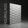 Dunes 04 HOURGLASS - Panel gipsowy 3D 