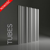 Panel gipsowy 3D TUBES efekt kształtu walca - model Dunes 18