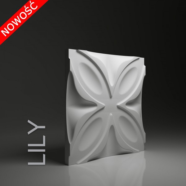 Dunes 23 LILY - Panel gipsowy 3D 