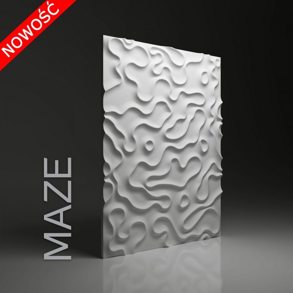 Dunes 25 MAZE - Panel gipsowy 3D 