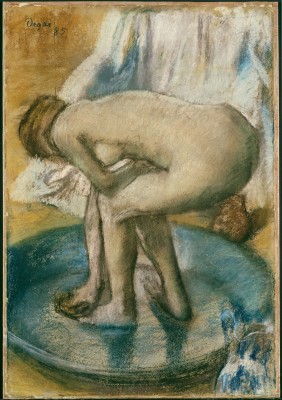 Woman Bathing in a Shallow Tub - Edgar Degas
